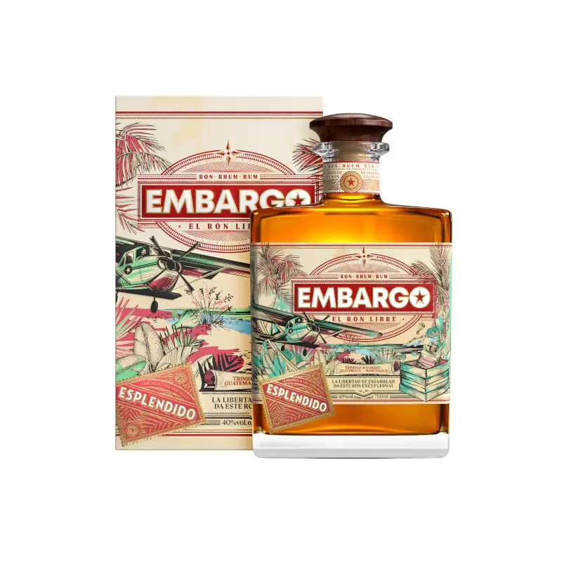 ESPLENDIDO Rum Anejo 70 cl Astucciato - EMBARGO