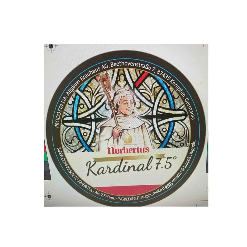 Norbertus KARDINAL birra rossa fusto 20 lt