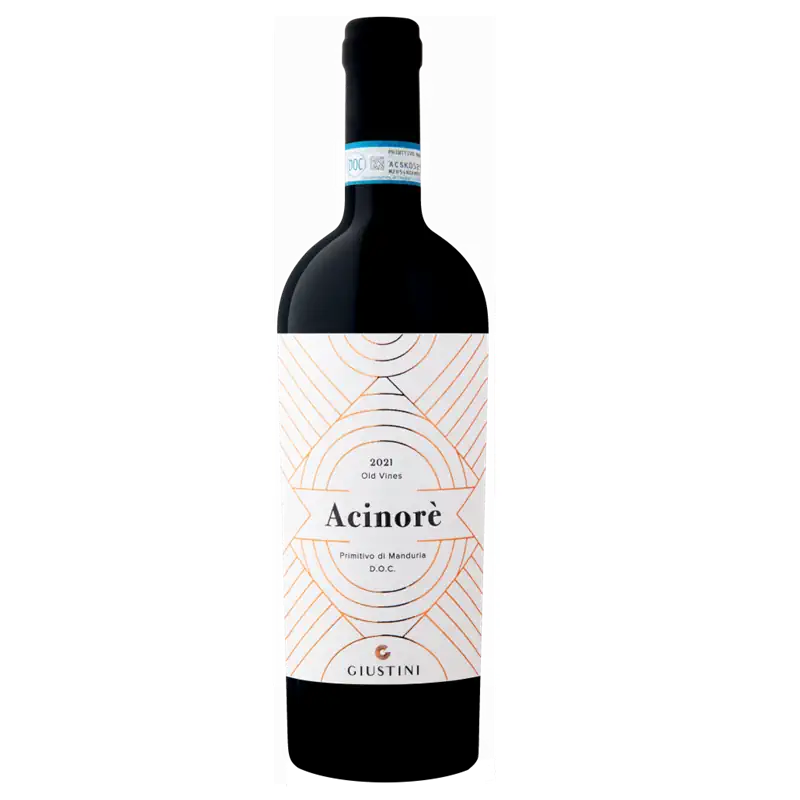 PRIMITIVO di Manduria DOP ACINORE' - Cantina GIUSTINI